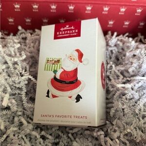 Hallmark Keepsake Santa's Favorite Treats Ornament